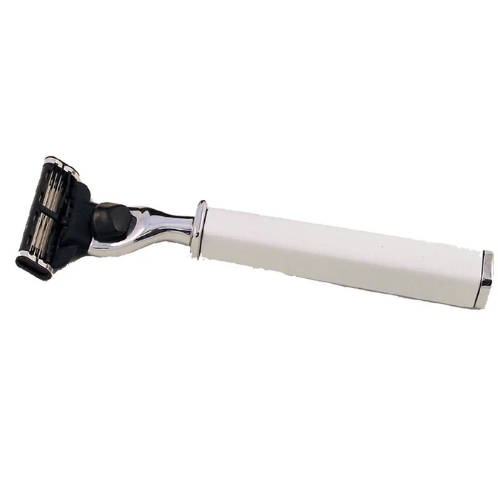 Artamis – White Mach 3 Razor – Square Handle