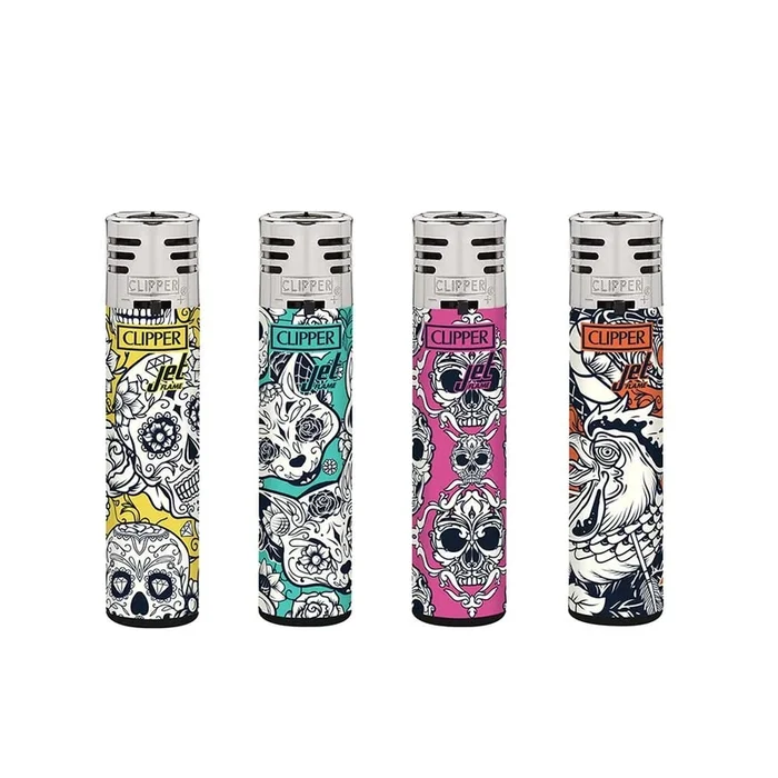 Clipper Somber Pattern Jet Flame Lighter