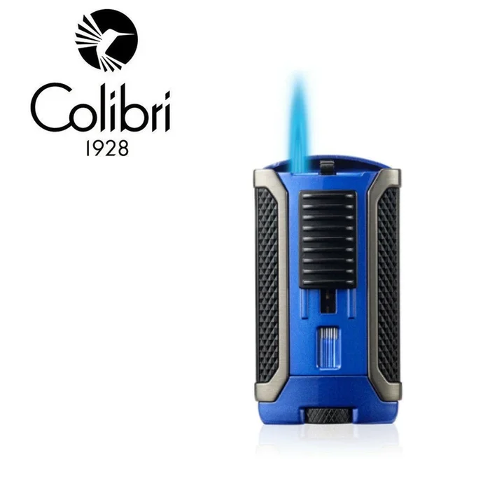 Colibri – Apex – Single Jet Flame Lighter – Blue