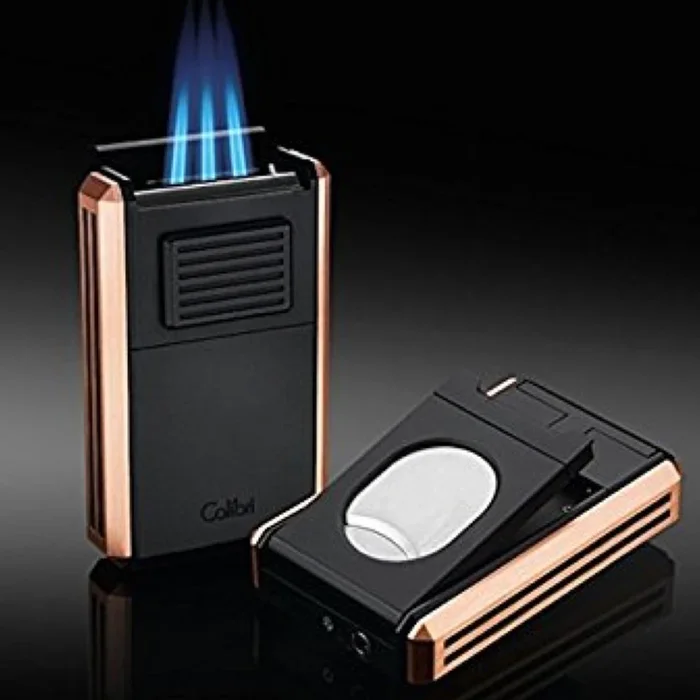 Colibri – Astoria III Rose Gold – Triple Jet Lighter