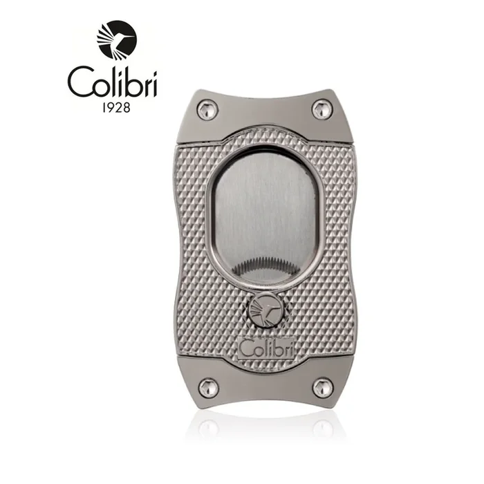 Colibri – Monza Serrated S Cut Cigar Cutter – 66 Ring Gauge – Gunmetal