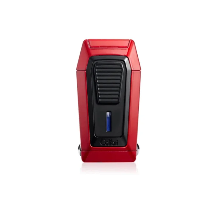Colibri – Quantum – Gotham – Red Triple Jet Lighter with V Cutter