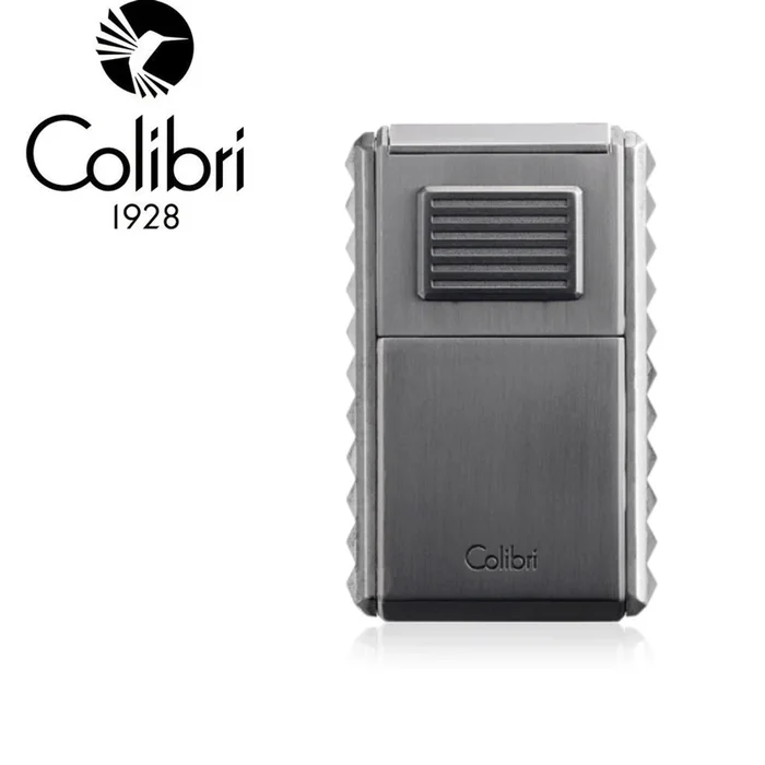 Colibri – Quasar Astoria Tripple Jet Lighter with Cigar Cutter – Gunmetal