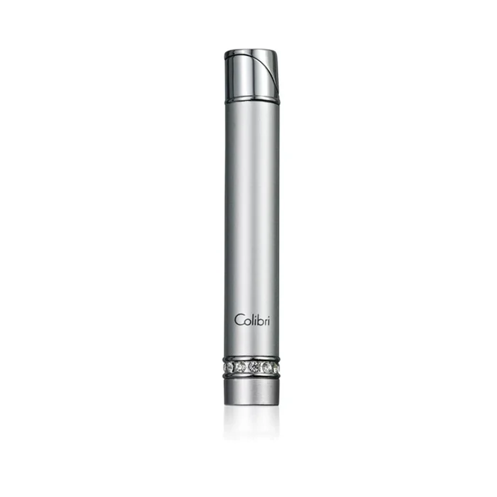 Colibri – Scepter Silver Soft Flame Lighter with crystals