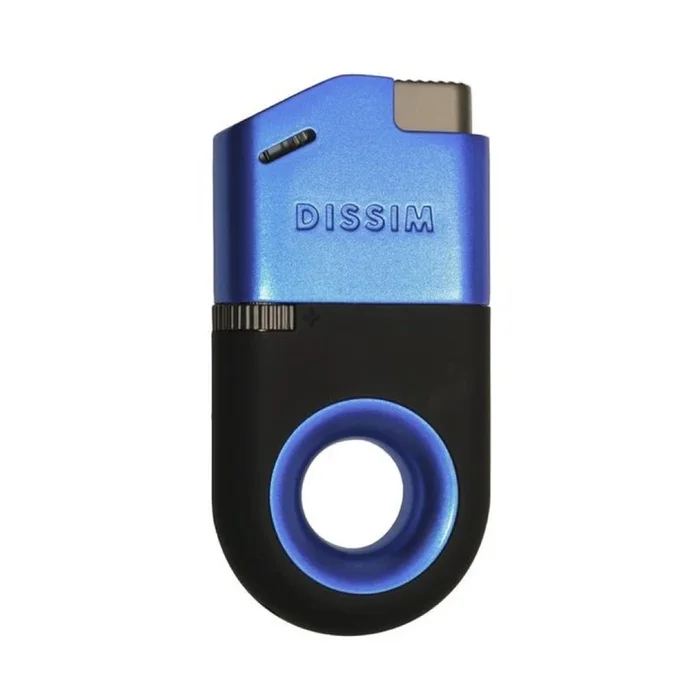 Dissim – Inverted Lighter – Soft Flame Pipe Lighter – Blue