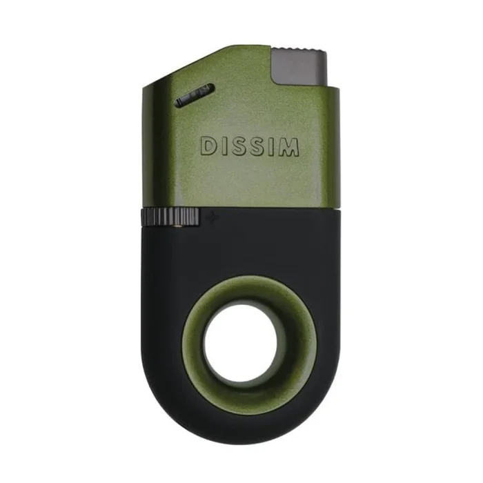 Dissim – Inverted Lighter – Soft Flame Pipe Lighter – Green