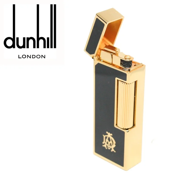 Dunhill – Rollagas AD Logo Black Lighter – Classic Cigarette Flame RLP2401