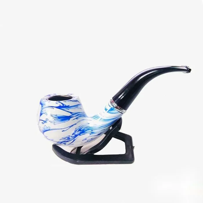 High Quality Tobacco Pipe With Botanical Motif – Perfect Halloween Gift