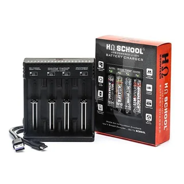 HohmTech Hohm School 4 Bay Smart Battery Charger