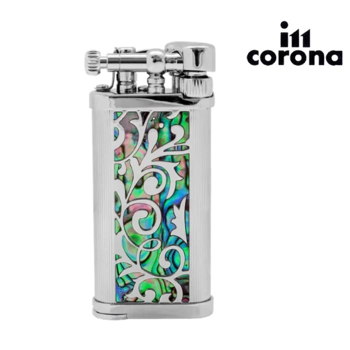 IM Corona – Old Boy Blue Mother Of Pearl Pipe Lighter (64-6892)