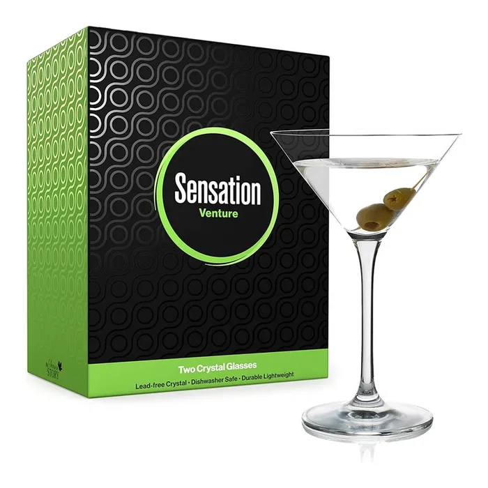 Large Tall Martini Glasses Set Of 2