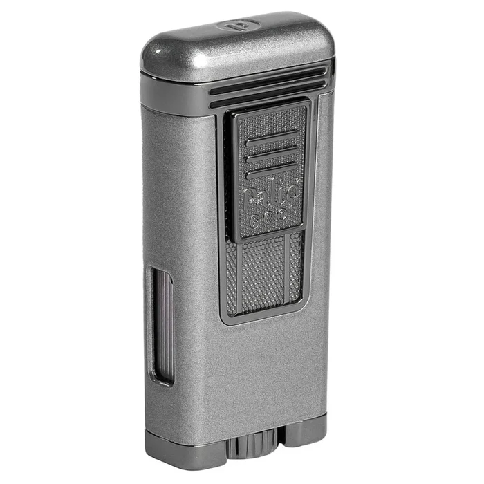 Palio Pro – Polaris – Double Torch Jet lighter – Silver