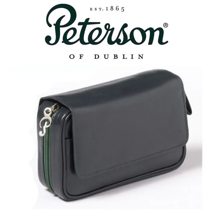Peterson – Pipe Pouch Bag – 2 Pipe & Tobacco Combination (140)