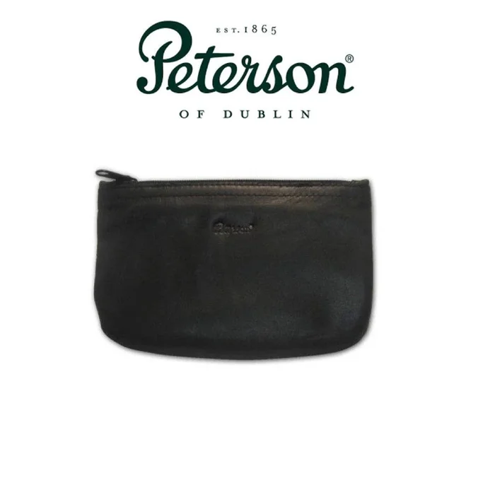 Peterson -Tobacco Pouch Zipped- Black – (101)