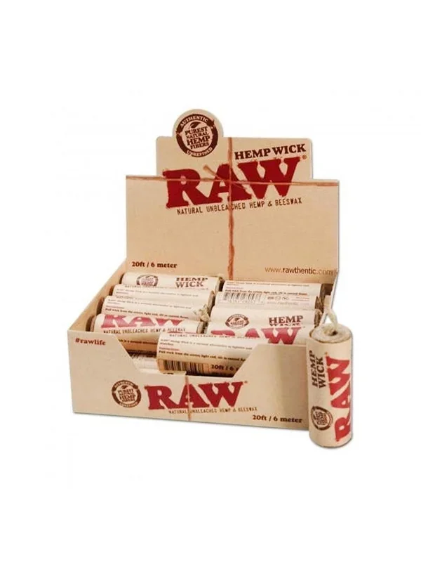 RAW Hemp Wick Roll – 20 Feet / 6 Meters