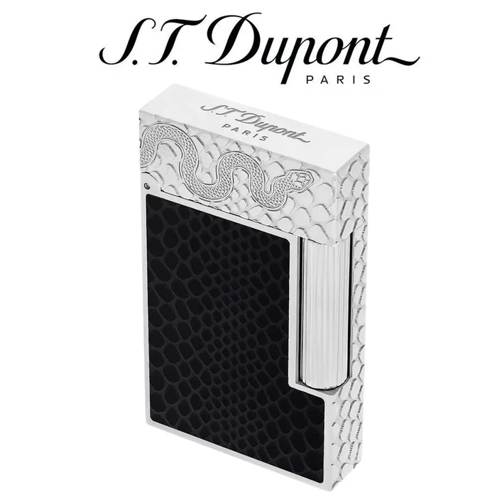 S.T. Dupont – Chinese New Year Snake – Ligne 2 Lighter – Black & Palladium