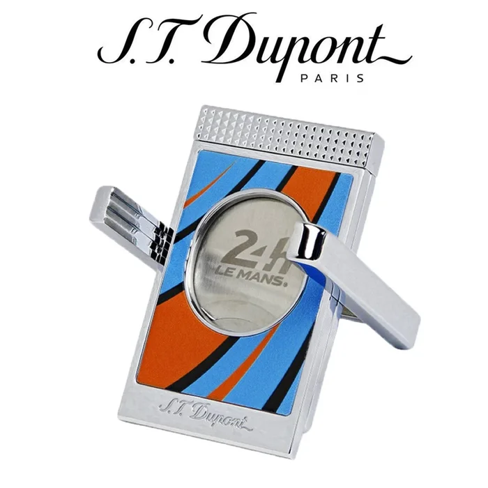 S.T. Dupont – Cigar Cutter & Stand – 24 Hours of Le Mans – Blue & Chrome