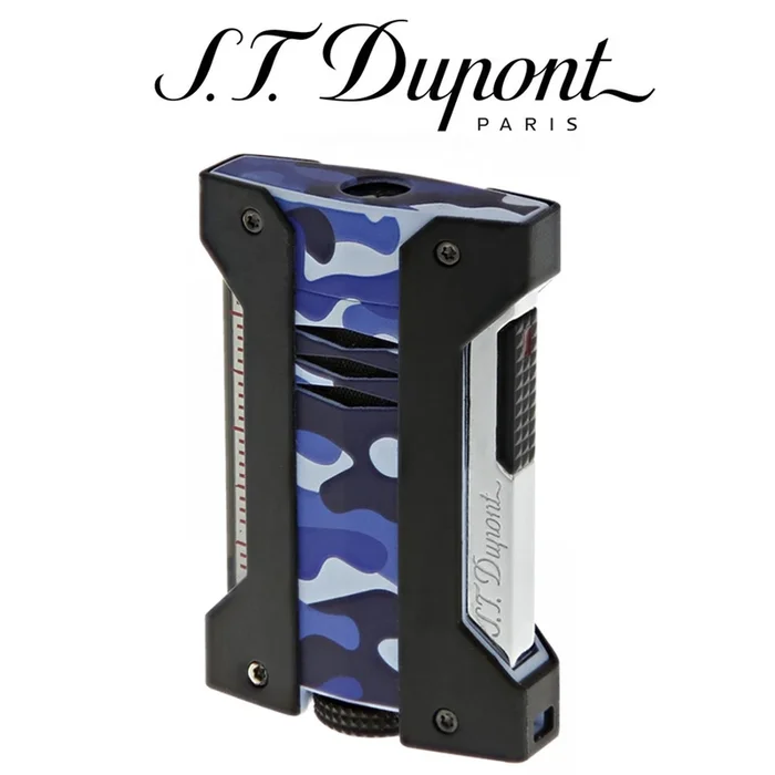 S.T. Dupont – Defi Extreme – Camo Blue – Single Jet Torch Lighter