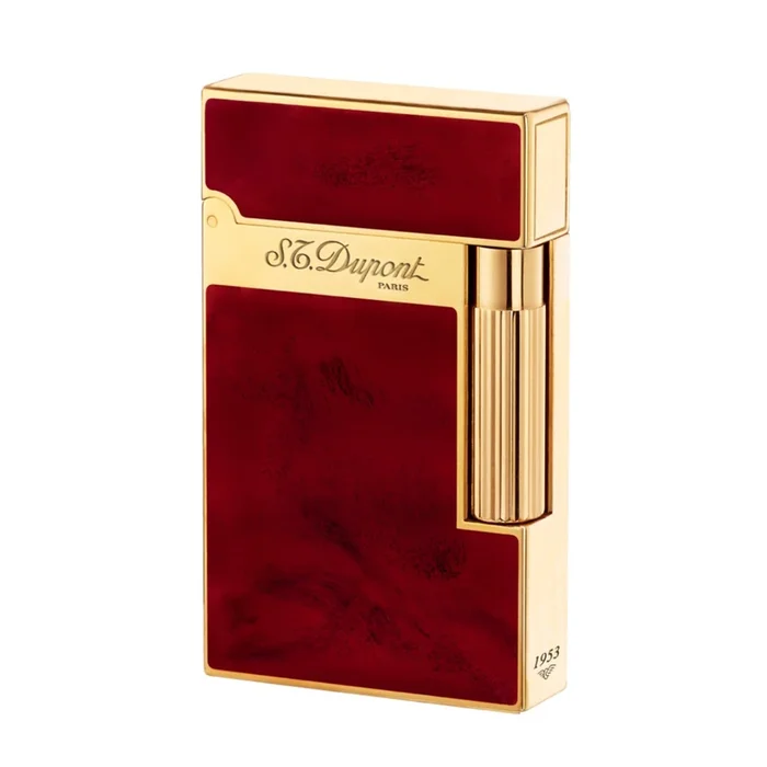S.T. Dupont – Ligne 2 (Line 2) Lighter – Atelier Cherry Red & Gold
