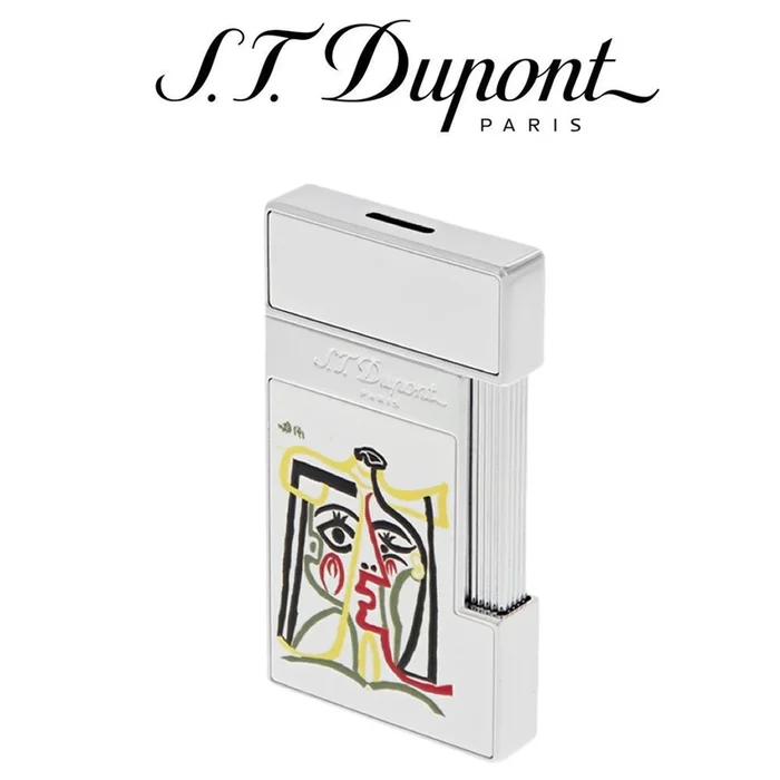 S.T. Dupont – Slimmy – Picasso ‘Portrait of Jacqueline’ – White & Chrome – Limited Edition