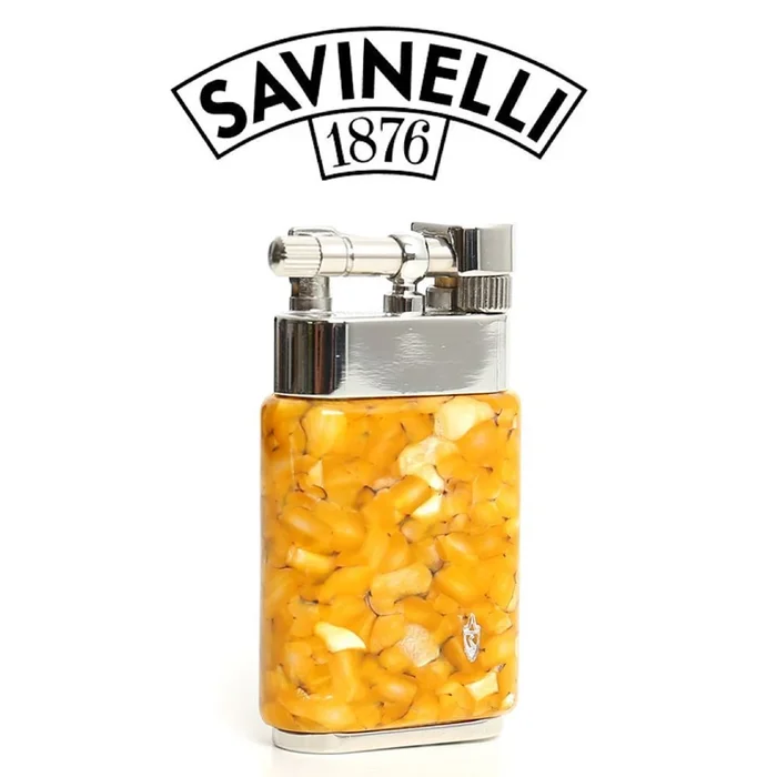 Savinelli – Fantasy – Miele Pipe Lighter – Angled Soft Flame