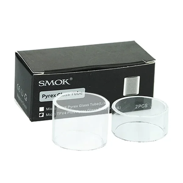 SMOK Micro TFV4 Plus Pyrex Glass Tube 3.5mL/5.5mL (2-Pack)