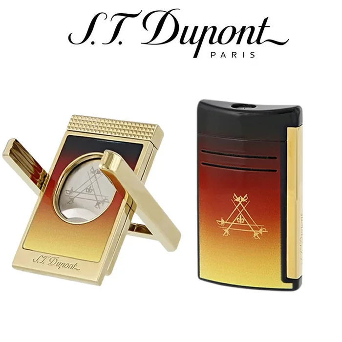 ST Dupont – Maxijet & Cigar Cutter Stand Git Set – Montecristo Le Crepuscule