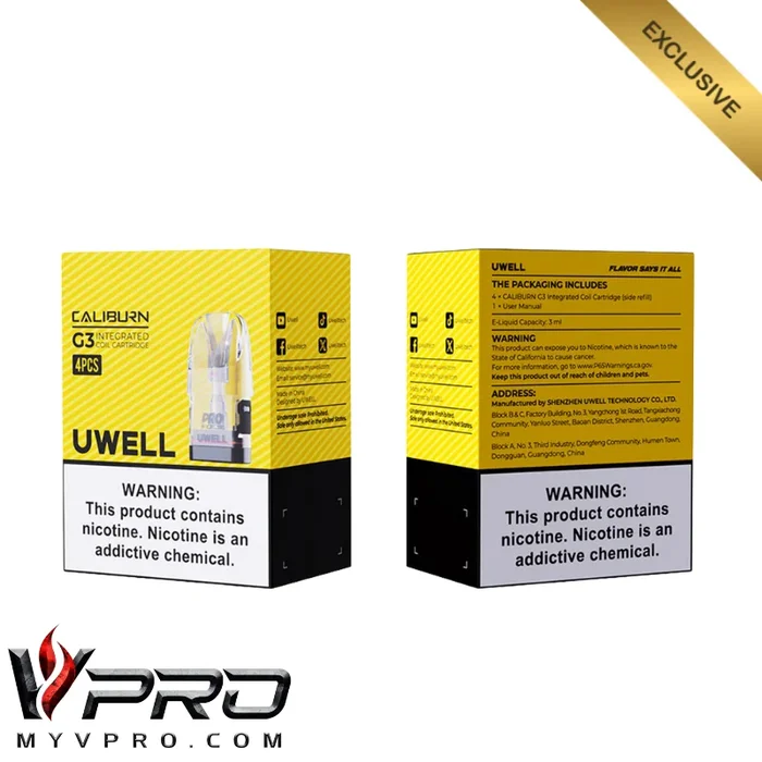 Uwell Caliburn G3 3mL Replacement Pods