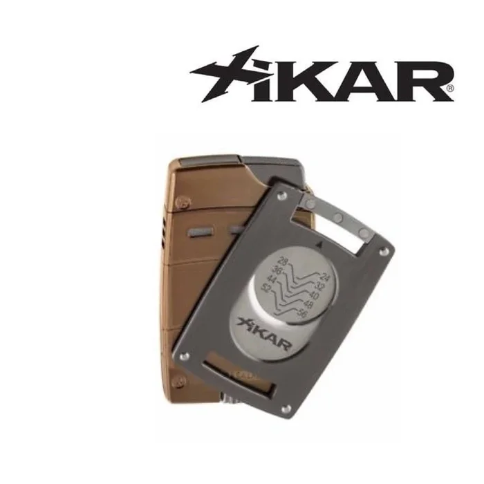 Xikar – Ultra Combo – Single Jet Mag Lighter & 60 Gauge Cutter – Bronze