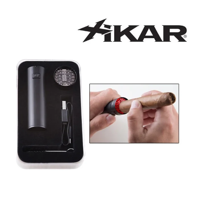 Xikar – X Flame Windproof Cigar Lighter – Rechargeable – Black