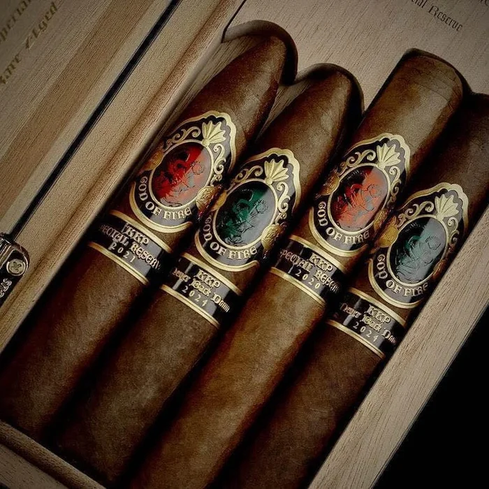 2025 God of Fire KKP Special Reserve 4 Cigar Sampler