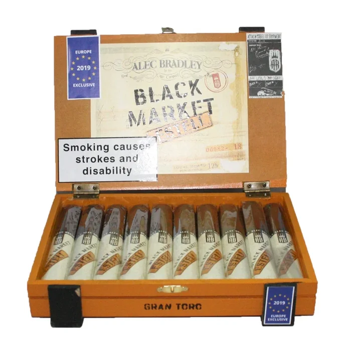 Alec Bradley – Black Market Esteli – Gran Toro – Box of 10 Cigars (2019 Europe Exclusive)