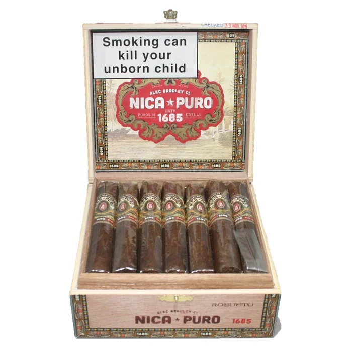 Alec Bradley – Nica Puro – Robusto – Box of 20 Cigars
