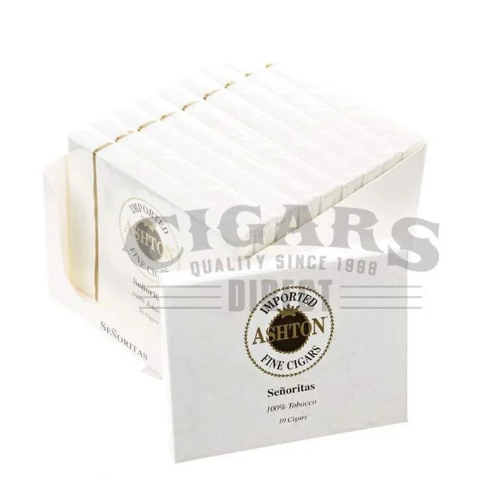 Ashton Small Cigars Senoritas – White Box
