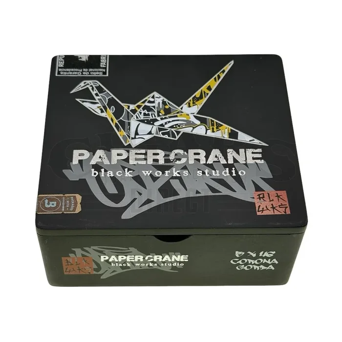Black Works Studio Paper Crane Corona Gorda Box Press