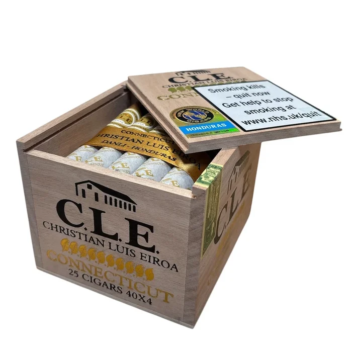 C.L.E – Connecticut – 40 x 4 – Box of 25 Cigars
