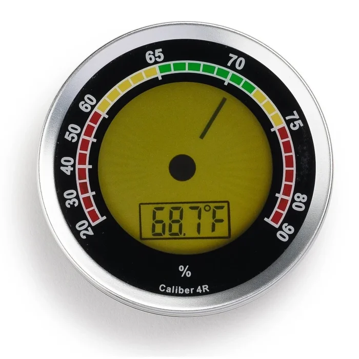 Cigar Oasis – Caliber 4R Silver – Digital Hygrometer