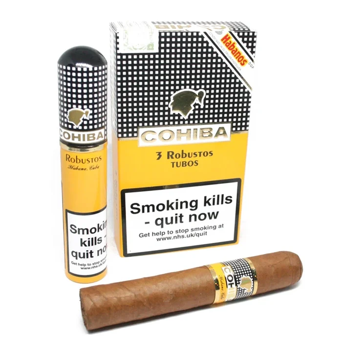 Cohiba – Robusto (Tubed) – Pack of 3 Cigars