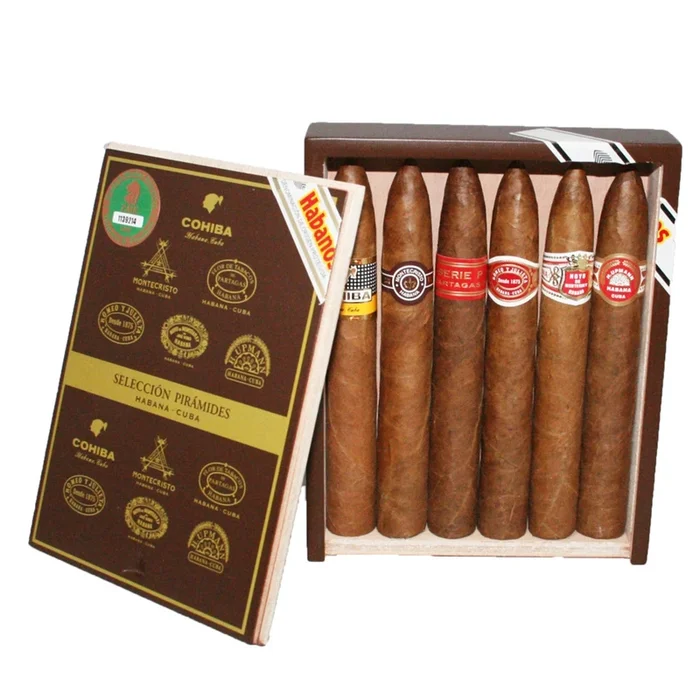 Cuban Seleccion Piramides Gift Box – 6 EMS Habanos Cigars