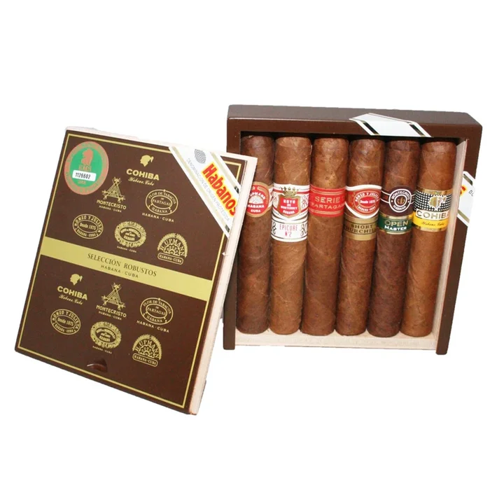 Cuban Seleccion Robusto Gift Box – 6 EMS Habanos Cigars