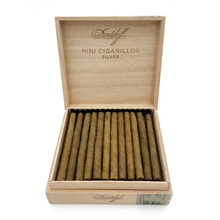 Davidoff – Mini Cigarillos Silver – Box of 50 Cigars