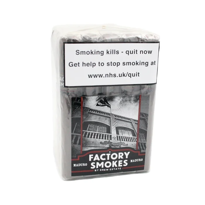 Drew Estate -Factory Smokes – Maduro Toro – Bundle of 25 Cigars