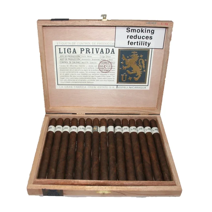 Drew Estate – Liga Privada Unico – L40 Lancero – Box of 15 Cigars