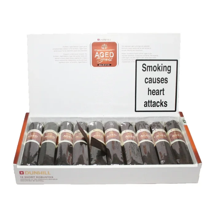 Dunhill – Aged Maduro – Short Robusto – Box of 10 Cigars