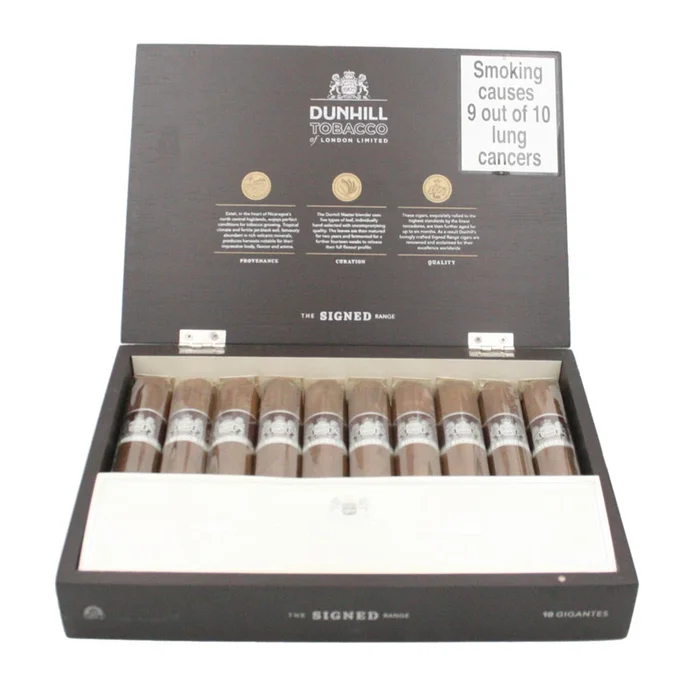 Dunhill – Signed Range – Gigante – Box of 10 Cigars