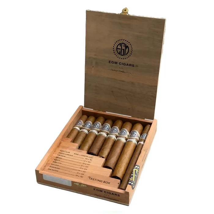 EGM Cigars – Tasting Box – Debut Collection – Box of 8 Cigars