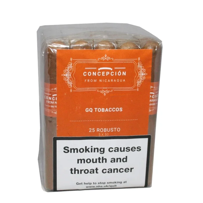 GQ Tobaccos – Concepcion – Robusto – Bundle of 25 Cigars