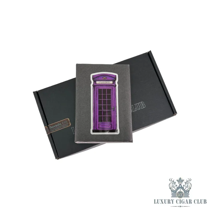 J London Telephone Booth Series Lavender Telephone Booth