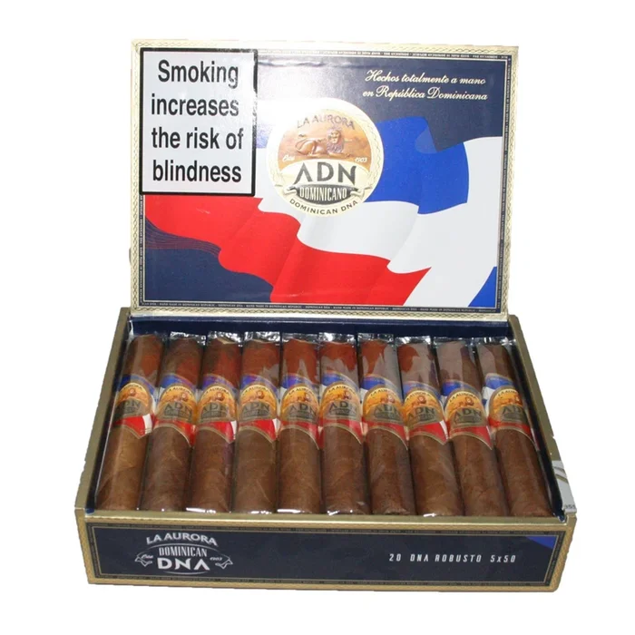 La Aurora – ADN Dominicano – Robusto – Box of 20 Cigars