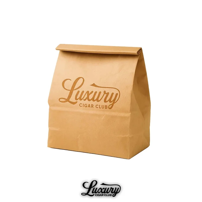 Luxury Cigar Club Brown Bag